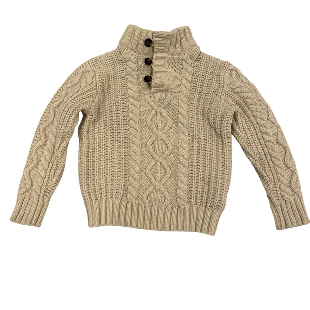 Baby Gap Toddler 5 Years Chunky Fisherman’s Sweater Ivory
